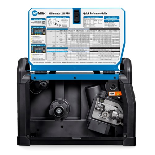 side view of the inside of the Brand New Miller Millermatic® 211 PRO MIG Welder - 907839